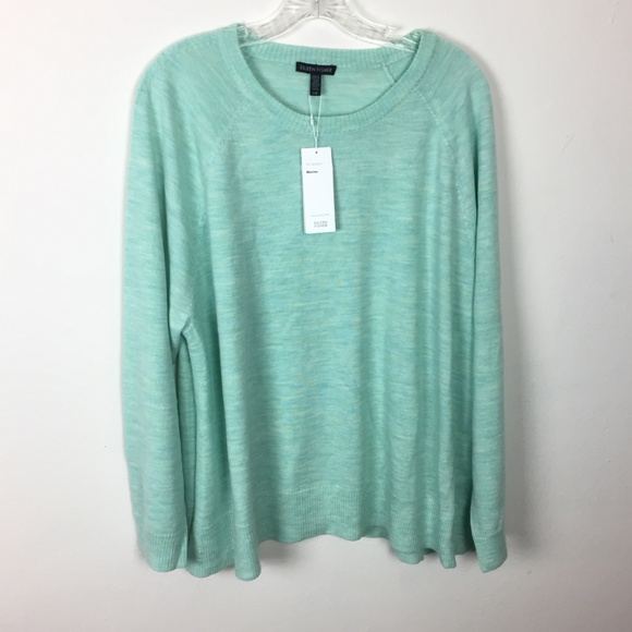 EILEEN FISHER NWT Merino Wool Pullover Sweater L - Picture 3 of 8